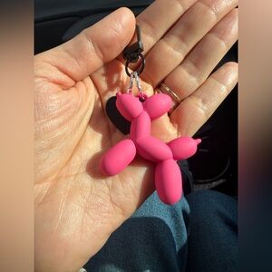 Balloon Dog Keychain bag decoration